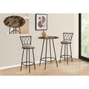  Monarch Round Mecca Pub Height Dining Table with Marble Top & Trestle Base I 2310 IMAGE 2