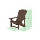 C.R. Plastic Products Generation C08-03 Kids Adirondack - Blue IMAGE 2