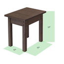  C.R. Plastic Products Generation T01-07 Small Rectangular Table - Beige IMAGE 3