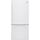  GE 30-inch, 20.9 cu. ft. Bottom Freezer Refrigerator GBE21AGKWW IMAGE 1