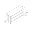  Monarch Flat Panel TV Stand I 2566 IMAGE 5