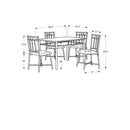  Monarch 5 pc Dinette I 1018 IMAGE 5
