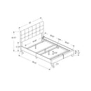  Monarch Full Upholstered Panel Bed I 5921F IMAGE 5