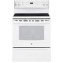 GE 30-inch Freestanding Electric Range with Self-Clean JCB630DKWW IMAGE 1