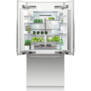 Fisher & Paykel 36-inch, 16.8 cu.ft. Built-in French 3-Door Refrigerator with ActiveSmart™ RS36A80U1 N IMAGE 2
