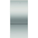 Fisher & Paykel 32-inch, 17.6 cu. ft. Counter-Depth Bottom Freezer Refrigerator with ActiveSmart™ RF170BRPX6 N IMAGE 1