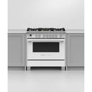 Fisher & Paykel 36-inch Freestanding Dual Fuel range with AeroTech™ Technology OR36SCG6W1 IMAGE 4