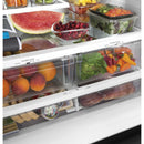 GE 36-inch, 27 cu.ft. Freestanding French 3-Door Refrigerator with Internal Water Dispenser GNE27JGMWW IMAGE 7