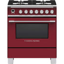 Fisher & Paykel 30-inch Freestanding Dual-Fuel Range with Warming Drawer OR30SCG6R1 IMAGE 1