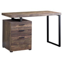  Monarch Computer Desk - Brown/Black I 7408 IMAGE 1