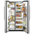 GE 36-inch, 21.8 cu.ft. Counter-Depth Side-by-Side Refrigerator with Water and Ice Dispensing System GZS22IYNFS IMAGE 3