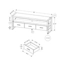  Monarch TV Stand with Cable Management I 2821 IMAGE 5
