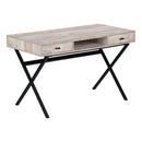  Monarch Computer Desk - Taupe Reclaimed Wood/Black I 7449 IMAGE 1