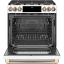 Café 30-inch Slide-in Dual Fuel Range with Warming Drawer CC2S900P4MW2 IMAGE 2
