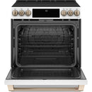 Café 30-inch Slide-in Electric Range with Warming Drawer CCES700P4MW2 IMAGE 3