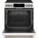 Café 30-inch Slide-in Induction Range with Warming Drawer CCHS900P4MW2 IMAGE 3