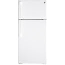 GE 16.6 cu. ft. Top-Freezer Refrigerator GTE17DTNRWW IMAGE 1