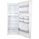 Danby 23.4-inch, 10.1 cu. ft. Top Freezer Refrigerator DFF101B2WDB IMAGE 2