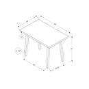  Monarch I 1137 Dining Table - Dark Taupe/Black Metal IMAGE 5