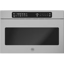  Bertazzoni 24-inch, 1.2 cu.ft. Built-in Microwave Drawer with LCD Display MD24X IMAGE 1