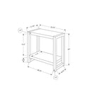  Monarch I 2082 Accent Table - Grey/Black IMAGE 10