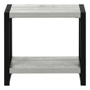  Monarch I 2082 Accent Table - Grey/Black IMAGE 2