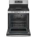  GE 30-inch Freestanding Gas Range with Convection Technology JCGB735SPSS IMAGE 2