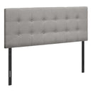  Monarch I 6003F Full Headboard - Grey Linen IMAGE 1