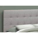  Monarch I 6003Q Queen Headboard - Grey Linen IMAGE 3