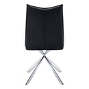  Monarch I 1213 Dining Chair - Black/Chrome IMAGE 5