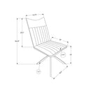  Monarch I 1216 Dining Chair - Taupe/Black IMAGE 11