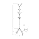  Monarch I 2059 Coat Rack - White IMAGE 10