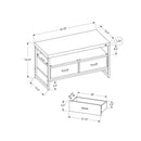  Monarch I 2872 48" TV Stand - Dark Taupe/Black IMAGE 11