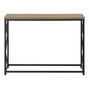  Monarch I 3533 Hall Console - Dark Taupe/Black IMAGE 2