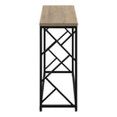  Monarch I 3533 Hall Console - Dark Taupe/Black IMAGE 3