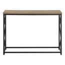  Monarch I 3533 Hall Console - Dark Taupe/Black IMAGE 4