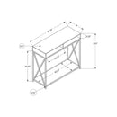  Monarch I 3572 Hall Table - Grey/Black IMAGE 11