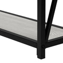  Monarch I 3572 Hall Table - Grey/Black IMAGE 8