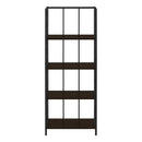  Monarch I 3617 62" Bookcase - Espresso/Black IMAGE 2