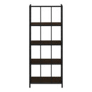  Monarch I 3617 62" Bookcase - Espresso/Black IMAGE 4