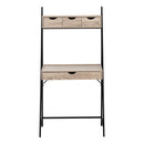  Monarch I 7332 Computer Desk - Dark Taupe/Black IMAGE 2