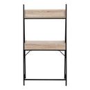  Monarch I 7332 Computer Desk - Dark Taupe/Black IMAGE 5