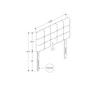  Monarch I 6002T Twin Headboard - White Leather-Look IMAGE 5