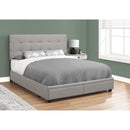  Monarch I 6020Q Queen Bed with Storage Drawer - Grey Linen IMAGE 3