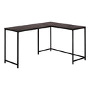  Monarch I 7390 58" Computer Desk - Espresso/Black IMAGE 1
