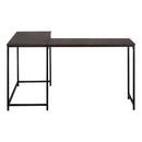  Monarch I 7390 58" Computer Desk - Espresso/Black IMAGE 2
