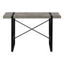 Monarch I 7661 Computer Desk - Grey Conctrete-Look/Black IMAGE 5