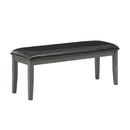  Mazin Furniture Nashua 5567GY-13 Bench IMAGE 2