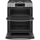 GE Profile 30-inch Slide-In Double Oven Gas Range with WiFi PCGS960YPFS IMAGE 2