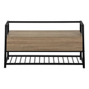  Monarch I 4501 Bench - Dark Taupe/Black IMAGE 2